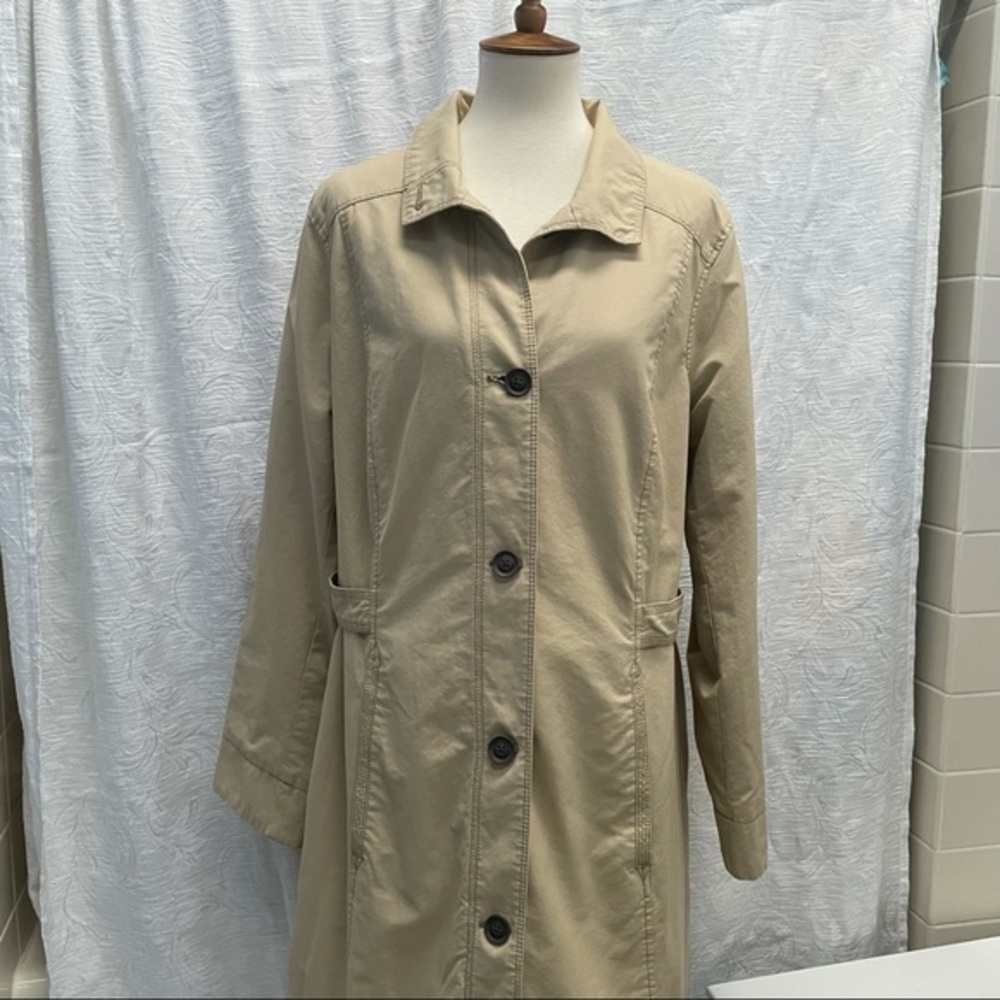 Eddie Bauer Classic Knee Length Trench Coat